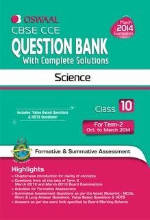 Download Oswaal CBSE CCE Question Bank with Complete Solutions: Science for Class 10, Term II - Panel of Experts | ePub