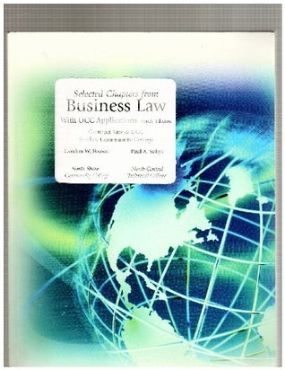 Read Business Law with UCC Applications - Selected Chapters (Contract Law & UCC Sinclair Community Colleg - Gordon W. Brown file in PDF