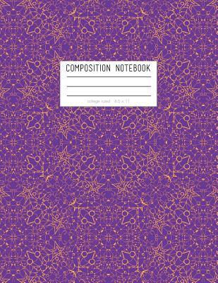 Read Online Composition Notebook: 8.5 X 11 College Ruled Journal, Purple -  file in PDF