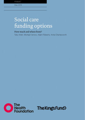 Download Social care funding options How much and where from? - Toby Watt file in PDF