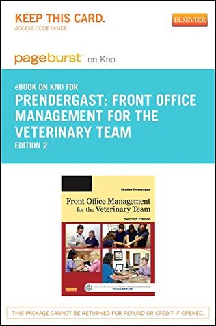 Full Download Front Office Management for the Veterinary Team - Heather Prendergast | PDF