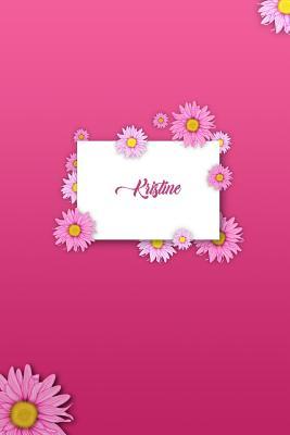 Read Online Kristine: Matte Softcover Paperback, 6 X 9 Inch Personalized Notebook Journal with 120 Blank Lined Pages Gift for Girls Teens Women -  file in ePub
