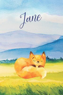 Full Download Jane: Personalized Name and Fox in the Forest and Mountains on Cover, Lined Paper Note Book For Girls or Boys To Draw, Sketch & Crayon or Color (Kids Teens and Adult Journal Books) - Janice H. McKlansky Publishing file in PDF