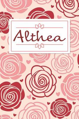 Full Download Althea: Personalised Notebook / 120 Lined Pages / Perfect for journaling and writing notes. -  | ePub