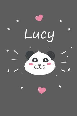 Download Lucy: A cute personalized panda notebook/ diary for girls and women, with 100 lined pages in 6x9 inch format. Personal Diary Personalized Journal Customized Journal -  | PDF