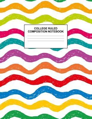 Download College Ruled Composition Notebook: Cute Blank Lined Journal to Write In with White Paper Rule Pages for School Subject and Writing Pad: Design Code A4 3567 - Nifty Prints | ePub