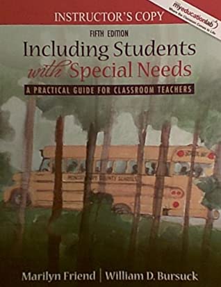 Full Download Including Students with Special Needs 5th Edition Instructors Copy - Marilyn Friend William D Bursuck file in ePub