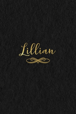 Read Lillian: Personalized Journal to Write In Black Gold Custom Name Line Notebook - Jessica Ashley | ePub